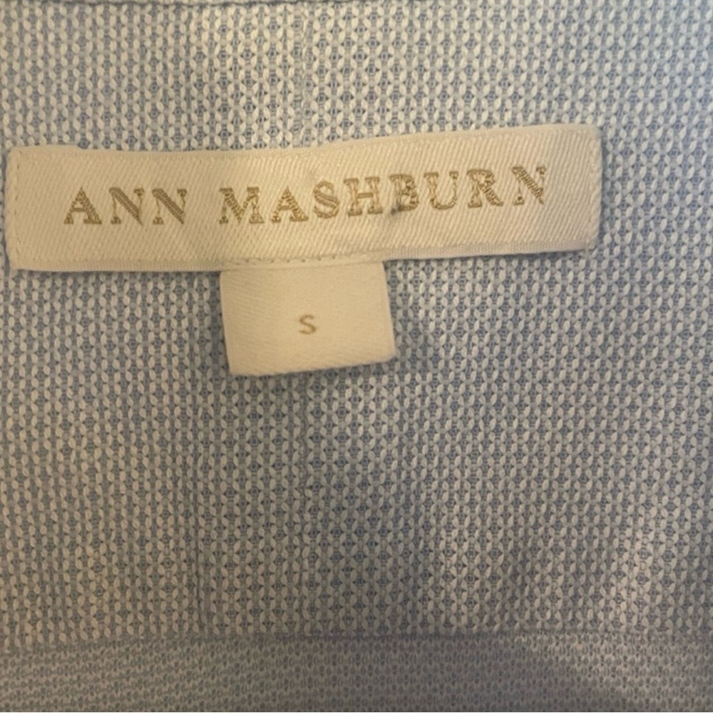 ANN MASHBURN Light Blue Top - Picture 3 of 7